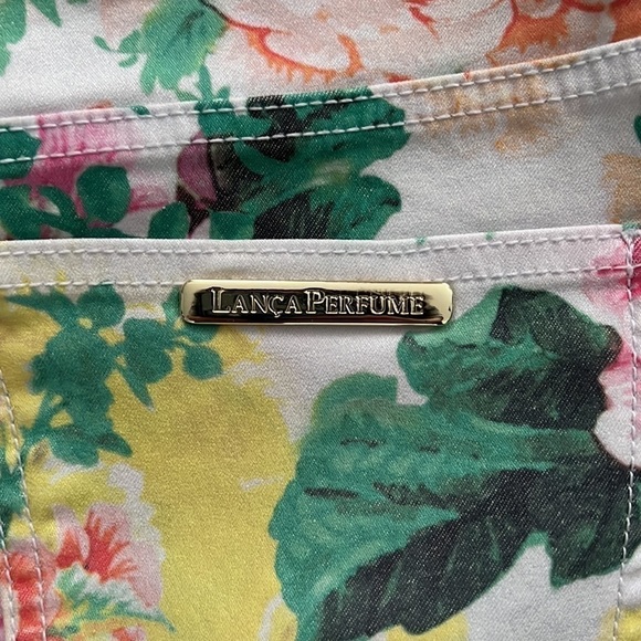 Lance Perfume Flowered Jeans Made in Brazil size 38 Art Design - Picture 6 of 9